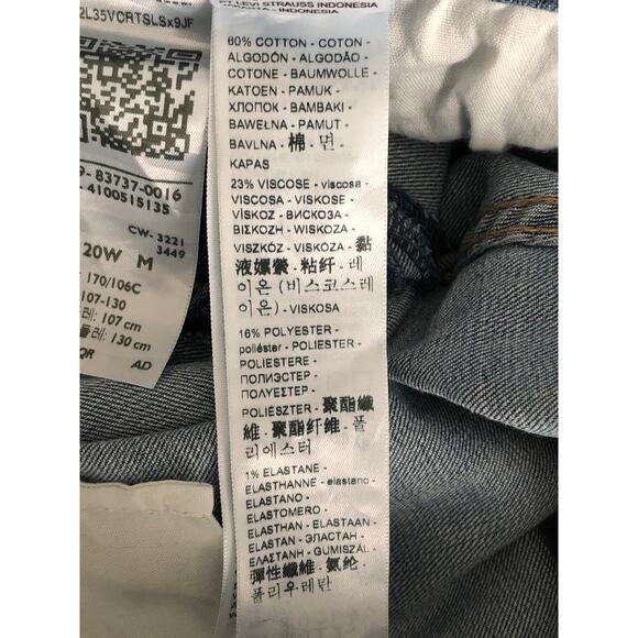 Levi’s Women's Size 20W 724 High Rise Slim Straight Jeans Medium Wash NEW - Picture 7 of 8